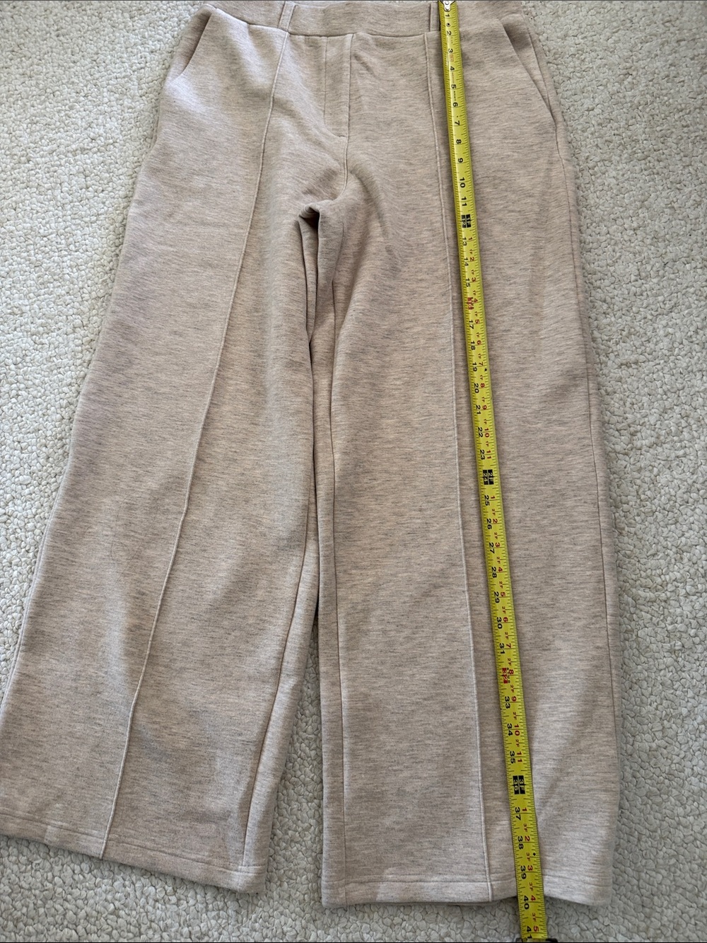 OGL brand 2 piece sleeveless turtleneck and wide legged knit pants, Size L - Picture 10 of 14